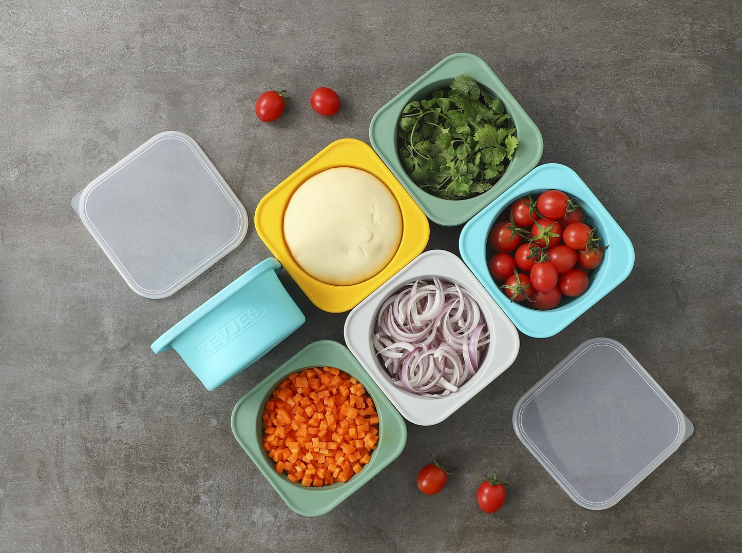 Pizza Proofing Box | 500ml Pizza Dough Boxes | KEVJES	