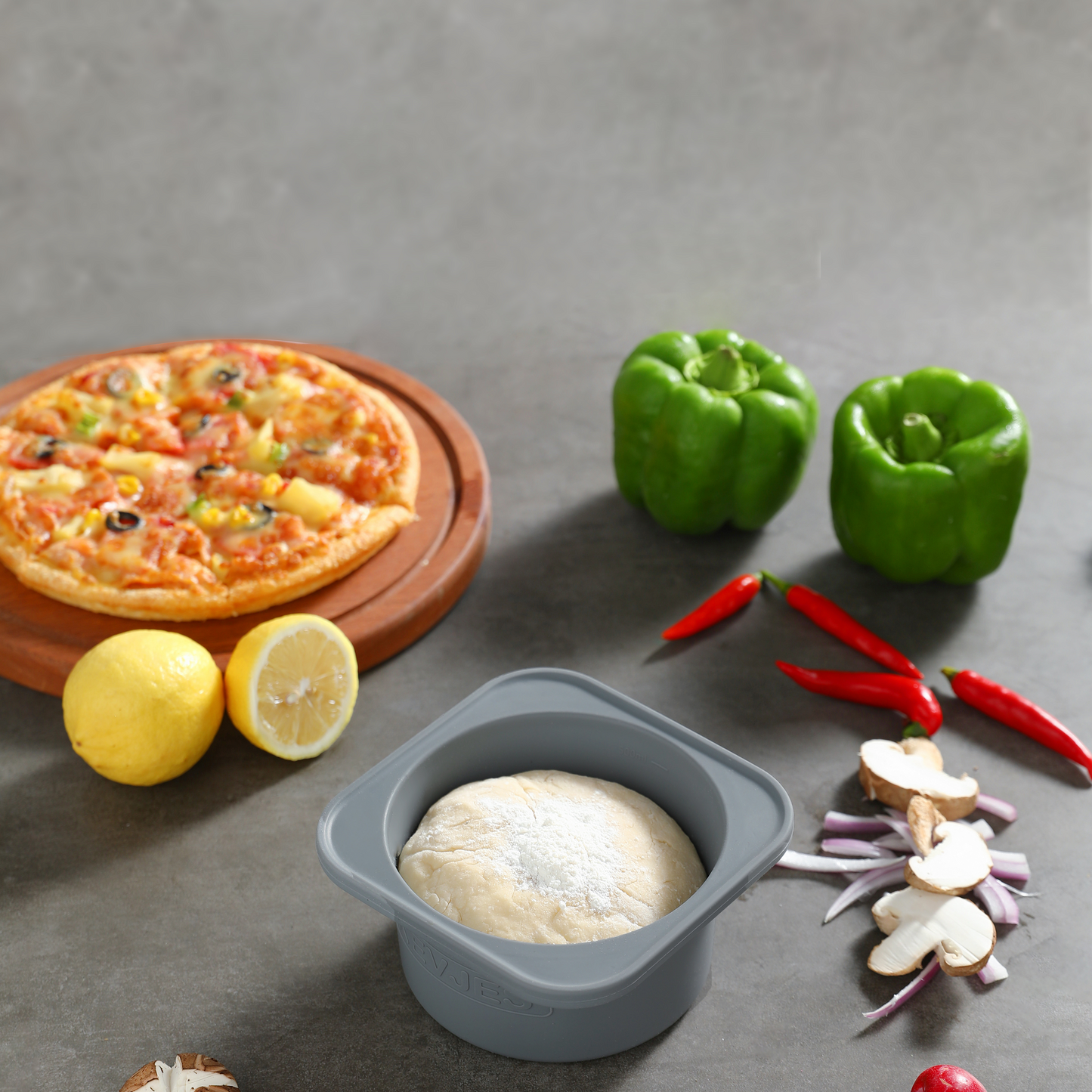Pizza Proofing Box | 500ml Pizza Dough Boxes | KEVJES	