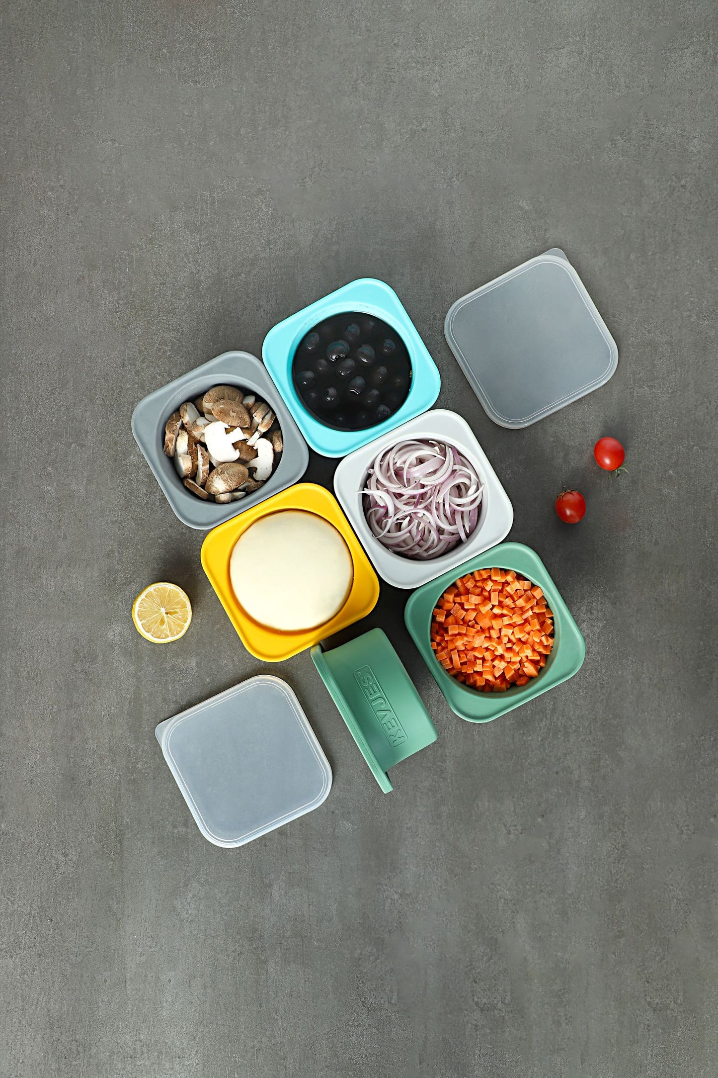 Pizza Proofing Box | 500ml Pizza Dough Boxes | KEVJES	