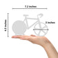 Bicycle Pizza Cutter – Dual Stainless Steel Blades, Ideal Gift for Pizza Lovers & Cyclists