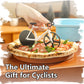 Bicycle Pizza Cutter – Dual Stainless Steel Blades, Ideal Gift for Pizza Lovers & Cyclists
