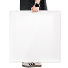 Premium Glossy White Acrylic Tray - King Size, 24x24x2H Inches