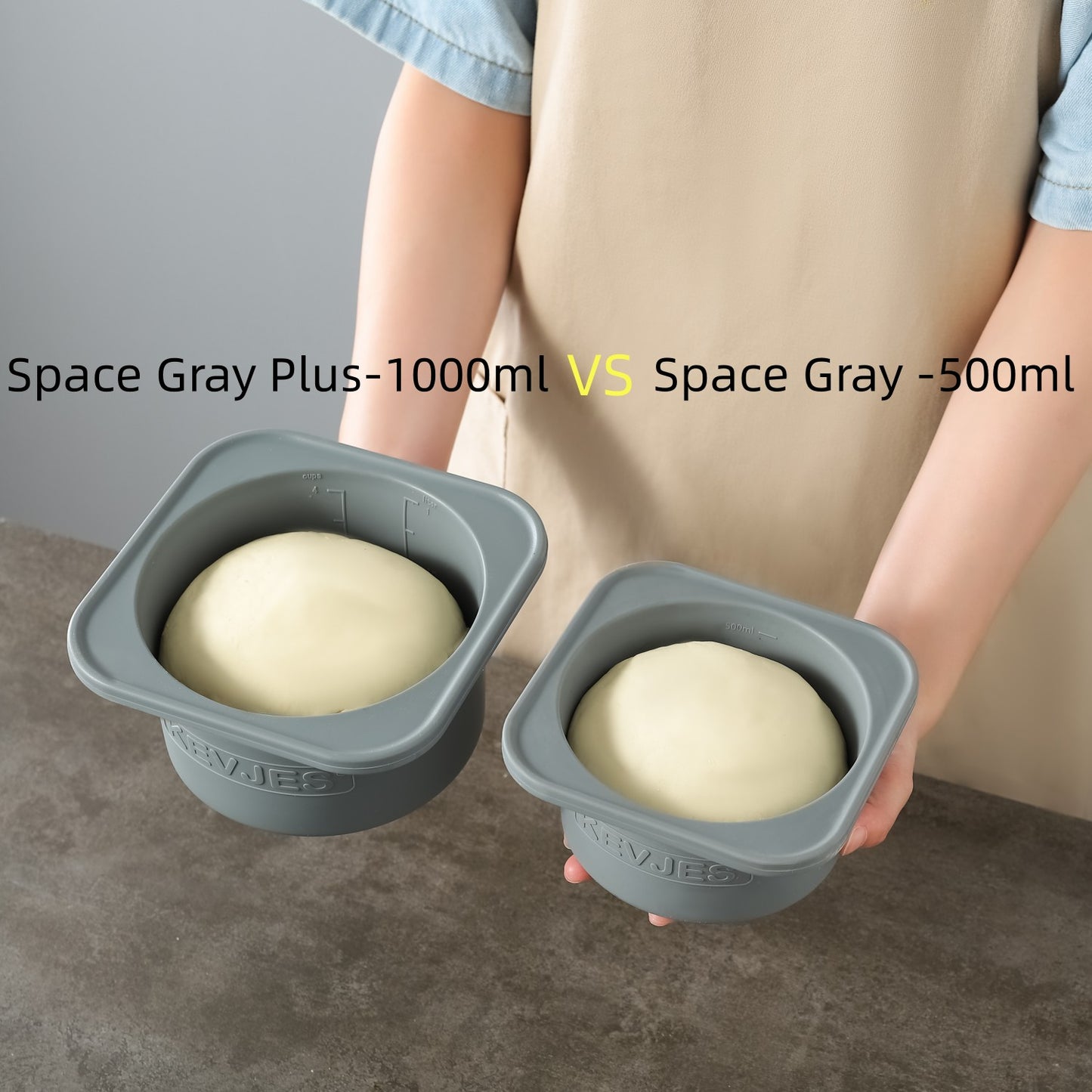 Pizza Dough Proof Box | 500ml 3-Sets Pizza Box | KEVJES	