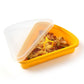 Reusable Silicone Leftover Pizza Slice Container -4Colors,4sets