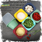 PopOut Series 1000ml Collapsible Pizza Dough Proofing Containers (2-Pack, Green) for 12–16 Inch Pizzas