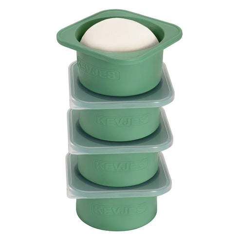 1000ml Pizza Dough Proofing Containers (4-Pack, Green) for 12–16 Inch Pizzas