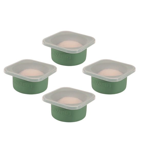 500ml Pizza Dough Proofing Containers (4-Pack, Green) for 10–12 Inch Pizzas