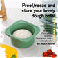 500ml Pizza Dough Proofing Containers (4-Pack, Green) for 10–12 Inch Pizzas