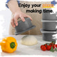 500ml Pizza Dough Proofing Containers (4-Pack, Space Gray) for 10–12 Inch Pizzas
